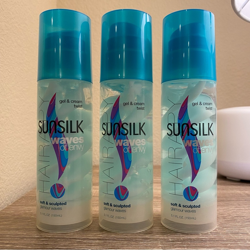Sunsilk Waves of Envy Gel & Cream Twist NWT - Three (3) Bottles